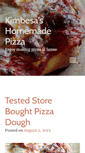 Mobile Screenshot of kimbesashomemadepizza.com